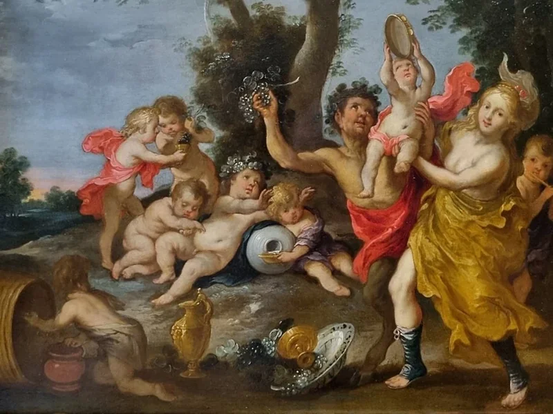 1611-Jan van Balen - L'infanzia di Bacco